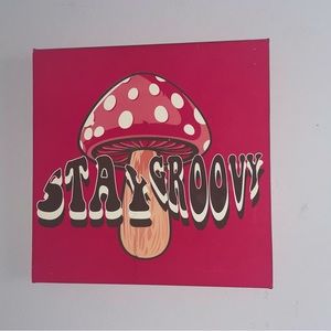 Canvas portrait wall art 🍄🌺